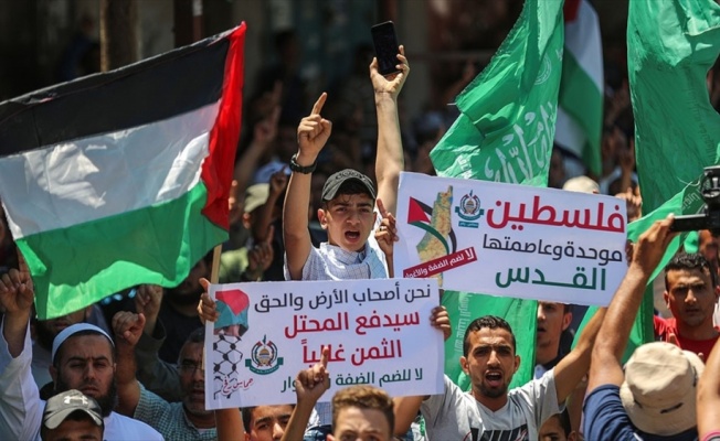 Fetih ve Hamas&rsquo;tan İsrail&rsquo;in ilhak planına karşı ortak g&ouml;steri d&uuml;zenleme kararı