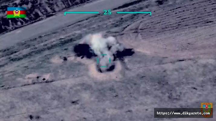 Azerbaycan ordusu, Ermenistan’ın askeri teçhizat ve mühimmatını imha görüntülerini yayınladı