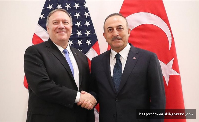 Çavuşoğlu ve Pompeo Doğu Akdeniz'i görüştü