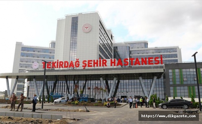 Tekirdağ Şehir Hastanesi'nin yapımında sona gelindi