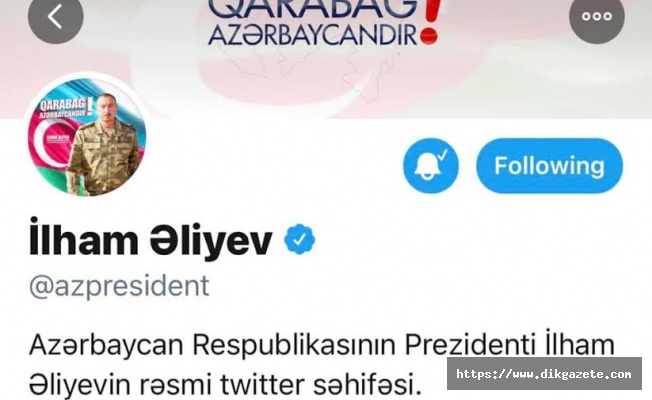 Azerbaycan Cumhurbaşkanı Aliyev&#039;den dikkat çeken fotoğraf!