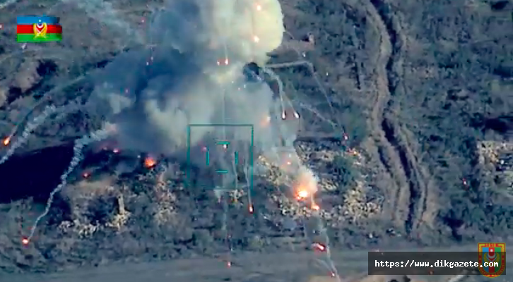 Azerbaycan ordusu işgalci Ermeni birliklerini &quot;fena yakaladı!” İşte o video