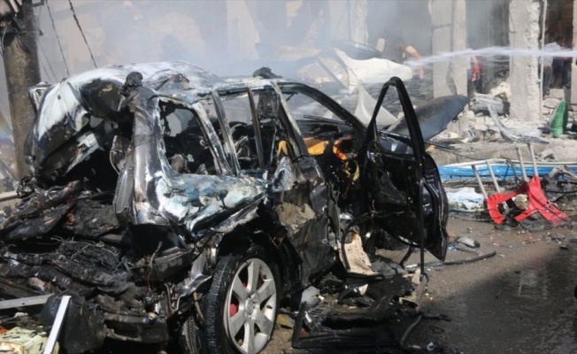 Bab'da bombalı ter&ouml;r saldırısı: 14 &ouml;l&uuml;, 50 yaralı