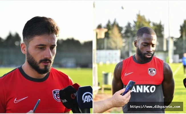 Gaziantep FK'nin savunmacısı ve golcüsü galibiyet istiyor