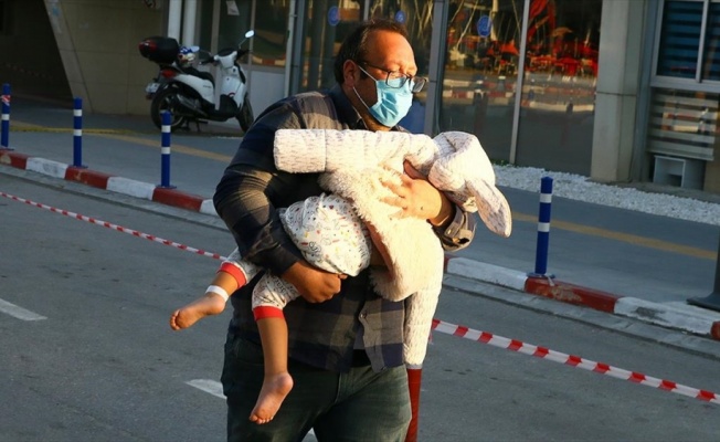 Enkazdan 91 saat sonra kurtarılan 3 yaşındaki Ayda Gezgin taburcu edildi