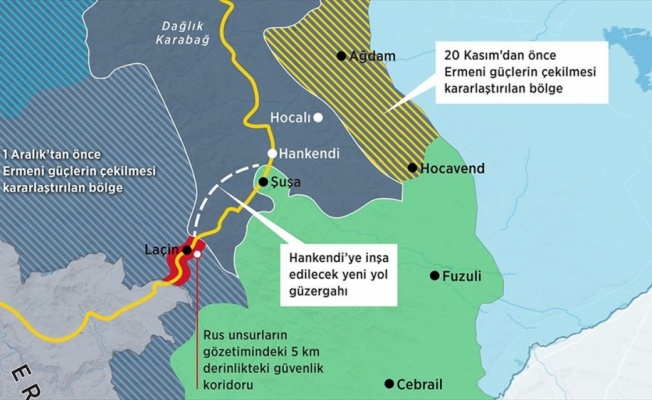 Ermenistan'a Laçın'ı terk etmesi için verilen süre bugün doluyor