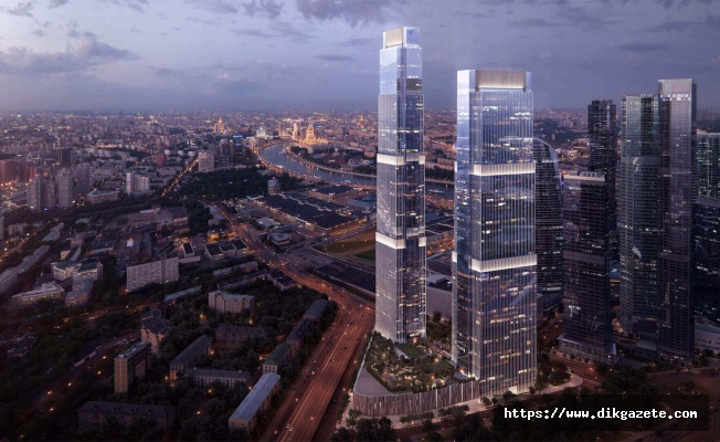 Rönesans Development tarafından Moscow City'de geliştirilen Neva Towers, işletime açıldı