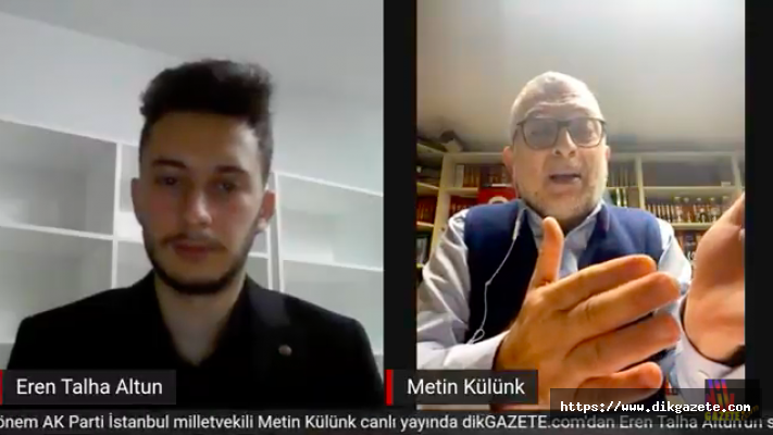 26. Dönem AK Parti İstanbul Milletvekili Metin Külünk, sorularımızı cevapladı