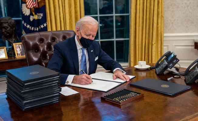 ABD'nin 46. Başkanı Biden görevdeki ilk haftasında 43 resmi karara imza attı