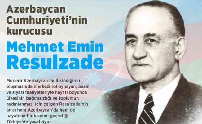 Azerbaycan Cumhuriyeti'nin kurucusu Mehmet Emin Resulzade doğumunun 137. yılında anılıyor