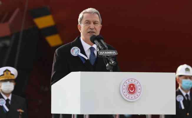 Bakan Akar: Yunanistan'la yapacağımız görüşmelerle meselelerin hukuk çerçevesinde ele alınmasını umuyoruz