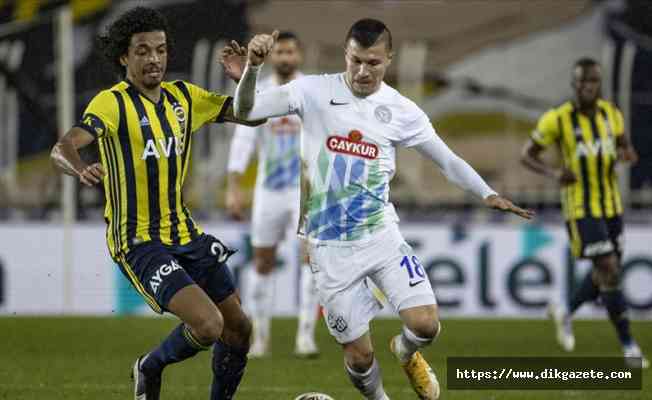 Fenerbahçe, Çaykur Rizespor engelini tek golle geçti