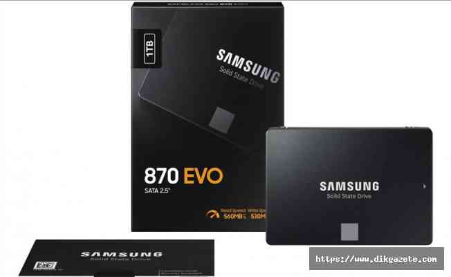Samsung, SATA SSD serisinin son üyesi “870 EVO“yu tanıttı