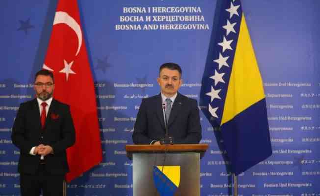 Bakan Pakdemirli: Serbest Ticaret Anlaşması Türkiye ile Bosna Hersek arasındaki ilişkileri geliştirecektir