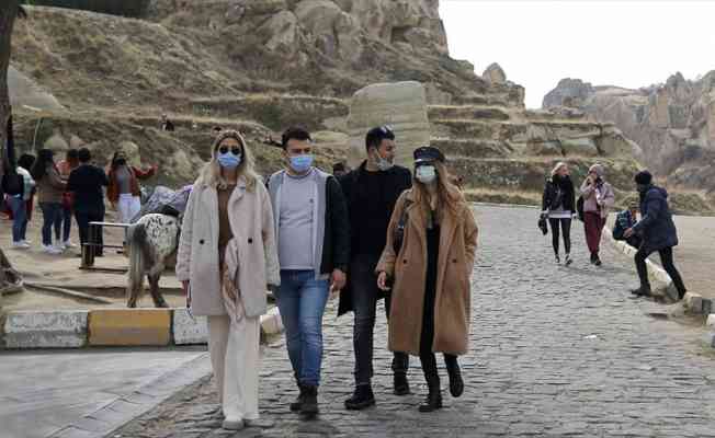 Kapadokya&#039;yı yılın ilk 2 ayında 93 bin turist gezdi