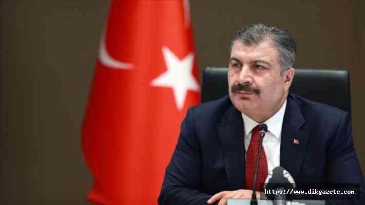 Sağlık Bakanı Koca 100 bin kişiye düşen Kovid-19 vaka sayısının güncel haritasını paylaştı