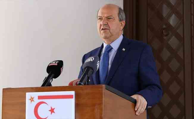 KKTC Cumhurbaşkanı Tatar: İki devletli bir &ccedil;&ouml;z&uuml;me doğru gidilmeli