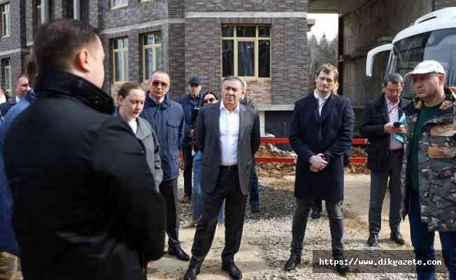Rus Crocus Group Başkanı Ağalarov, konut projesi çalışmalarını yerinde inceledi