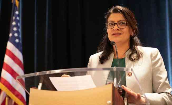 ABD Kongre &uuml;yesi Tlaib: İsrail, savaş su&ccedil;larının g&ouml;r&uuml;lmesini engellemek istiyor