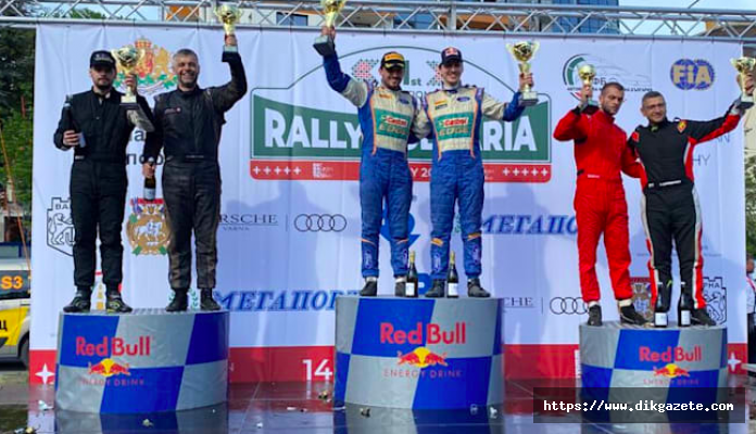 Red Bull sporcusu Ali Türkkan, Bulgaristan Rallisi'nde birinci oldu