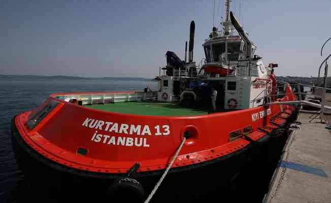 Çanakkale Boğazı'nın son teknolojiyle donatılan yeni kurtarma römorkörü görev başında