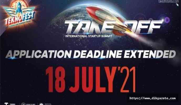 TEKNOFEST 2021 Take Off Uluslararası Girişim Zirvesi başvuruları 18 Temmuz'a uzatıldı