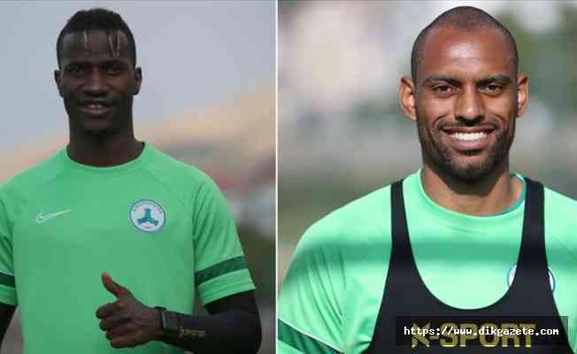 Giresunsporlu Balde ve Douglas, Süper Lig'de kalıcı olmak istiyor