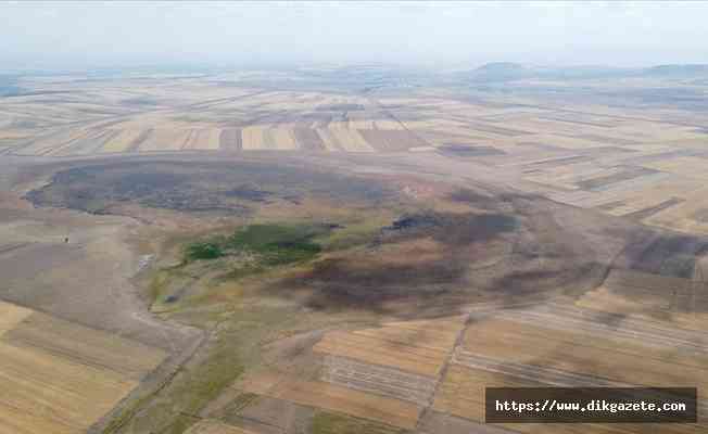 Ramsar S&ouml;zleşmesi kapsamında koruma altına alınan Kuyucuk G&ouml;l&uuml; kurudu