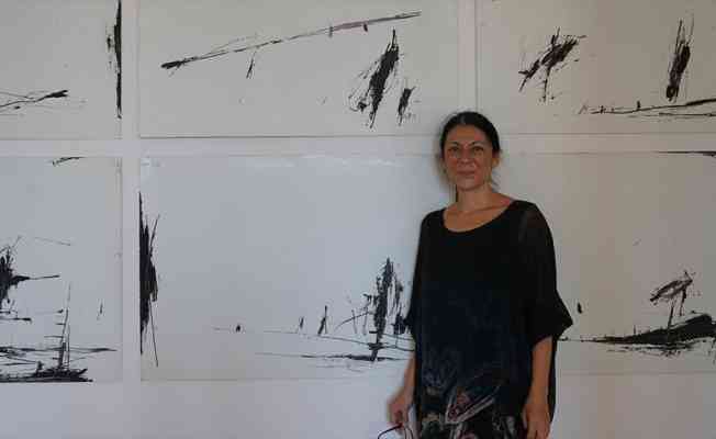 Ressam Maria Pavlovska'nın 'Sessizlik' sergisi 6 Ağustos'a kadar görülebilecek