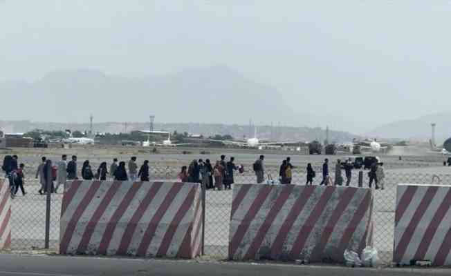 Kabil Uluslararası Havalimanı’nda tahliye hareketliliği sürüyor