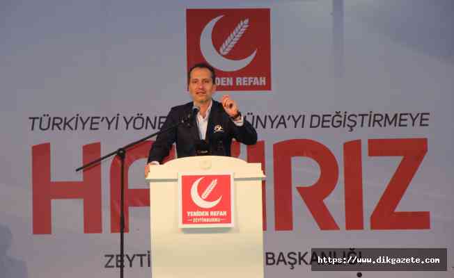 Yeniden Refah lideri Fatih Erbakan: İktidara gelir gelmez ilk yılımızda işçiye, emekliye, memura yüzde 70 zam yapacağız
