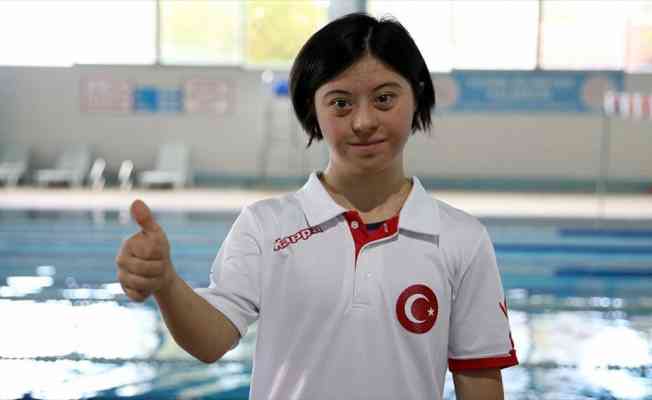 Down sendromlu milli y&uuml;z&uuml;c&uuml;, Avrupa Oyunları'nda altın madalya hedefliyor