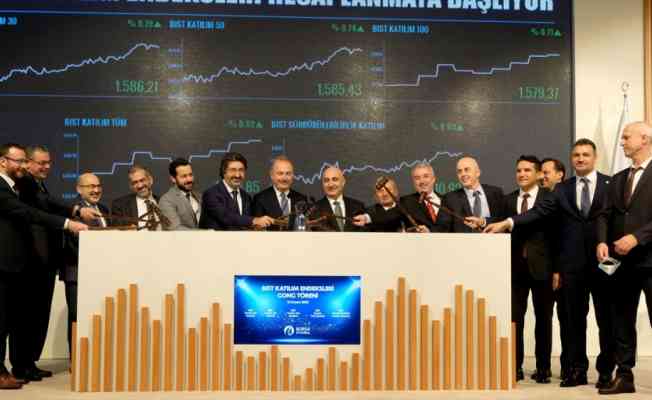 Borsa İstanbul’da gong katılım endeksleri için çaldı