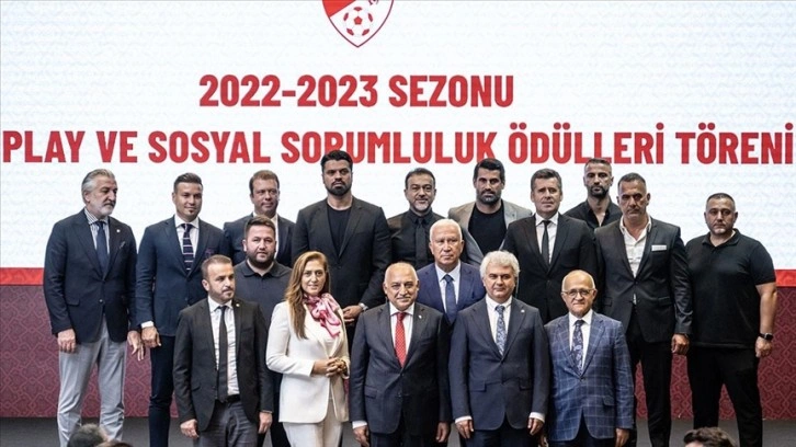 2022-2023 sezonu Fair Play ve Sosyal Sorumluluk Ödülleri Töreni düzenlendi