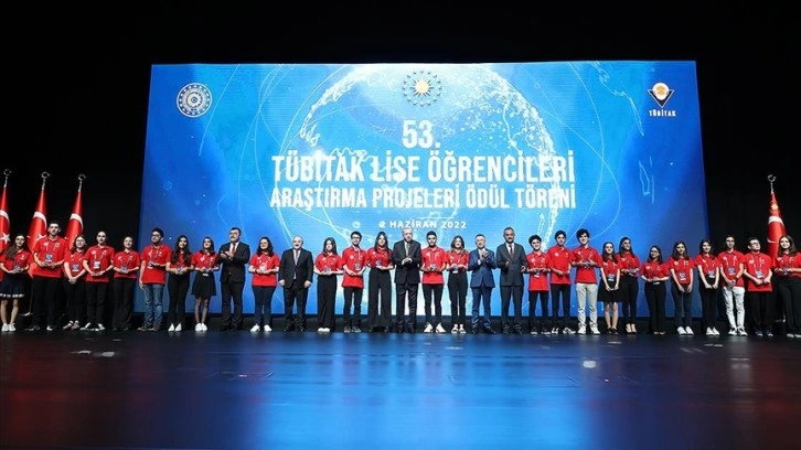 53. TÜBİTAK Lise Öğrencileri Araştırma Projeleri ödülleri sahiplerini buldu