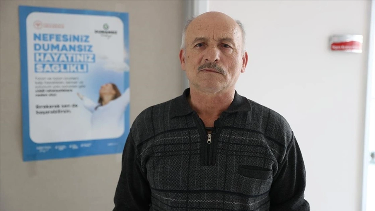 53 yıllık sigara bağımlılığından tedaviyle kurtuldu