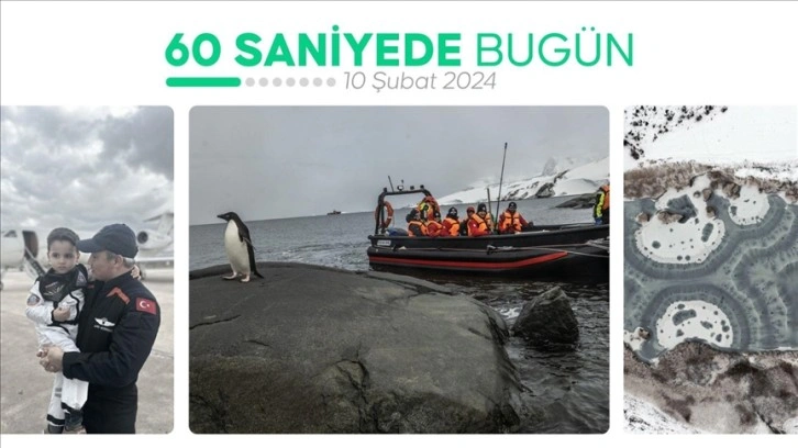 60 saniyede bugün (10 Şubat 2024)