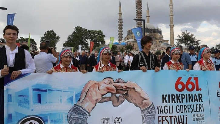 661. Tarihi Kırkpınar Yağlı Güreşleri Festivali başladı