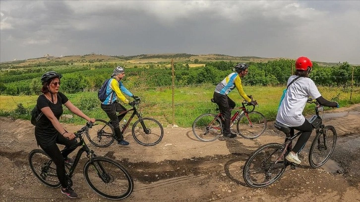 8 bin yıllık Hevsel Bahçeleri'nde temiz bir çevre için pedal çevrildi