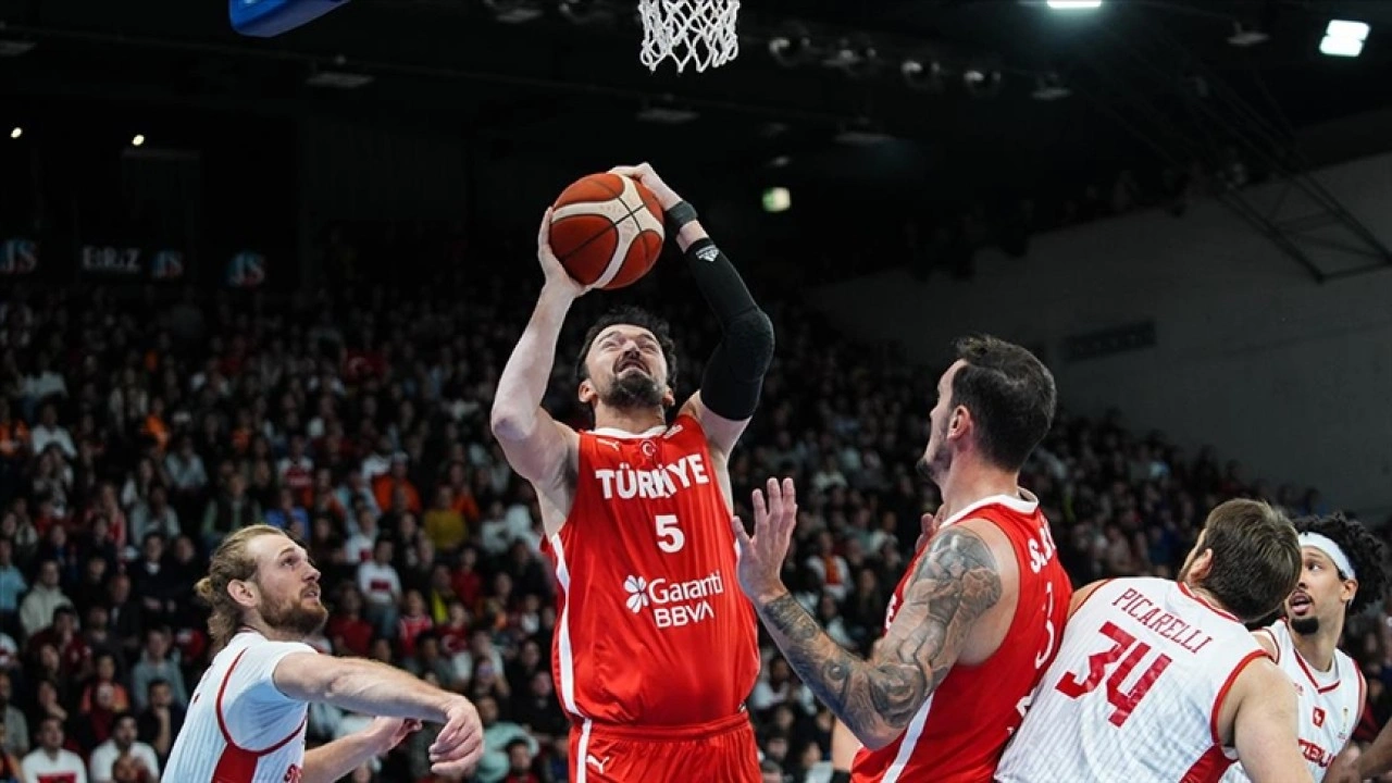 A Milli Basketbol Takımı, İsviçre'yi 85-60 yendi