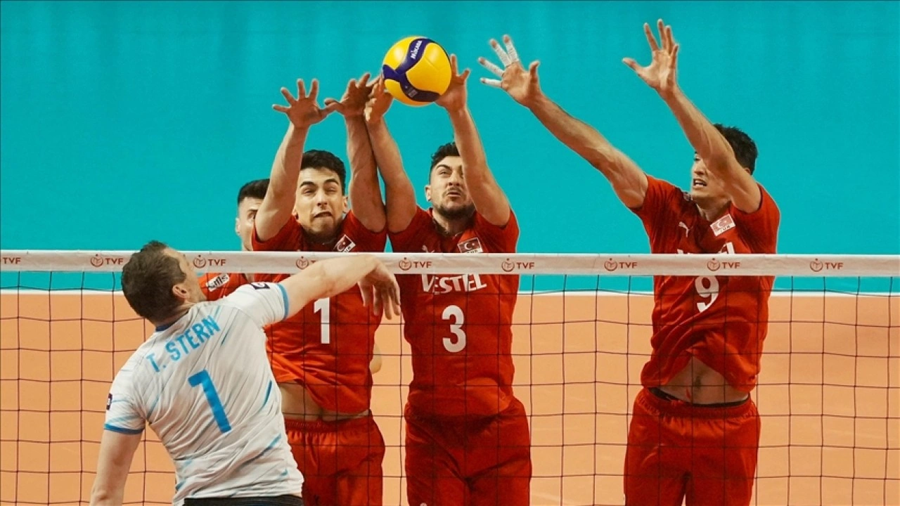 A Milli Erkek Voleybol Takımı, Milletler Ligi'nde yarın Slovenya ile karşılaşacak