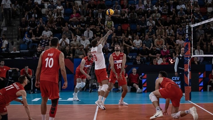 A Milli Erkek Voleybol Takımı, Slovenya'ya 3-0 mağlup oldu