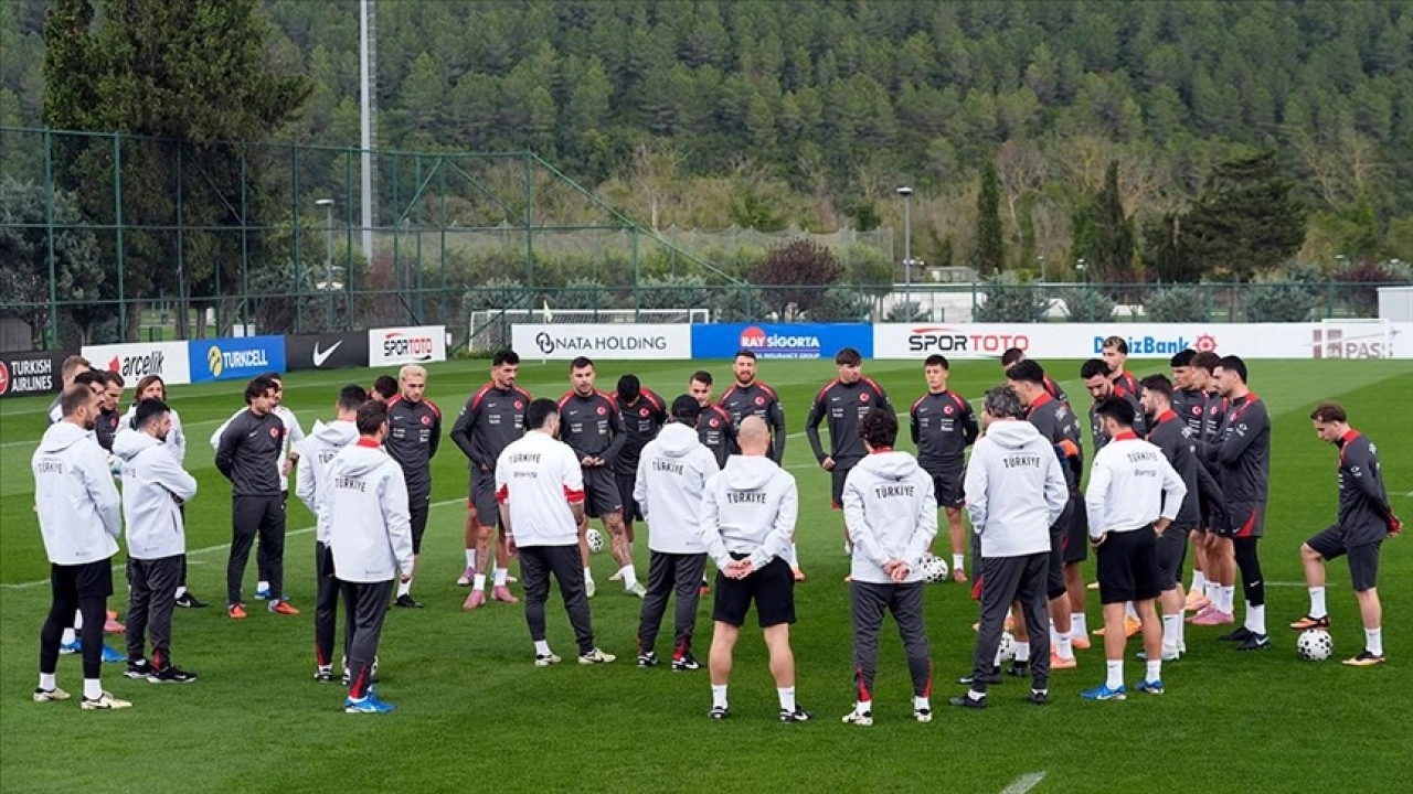 A Milli Futbol Takımı, Gürcistan maçının hazırlıklarını tamamladı