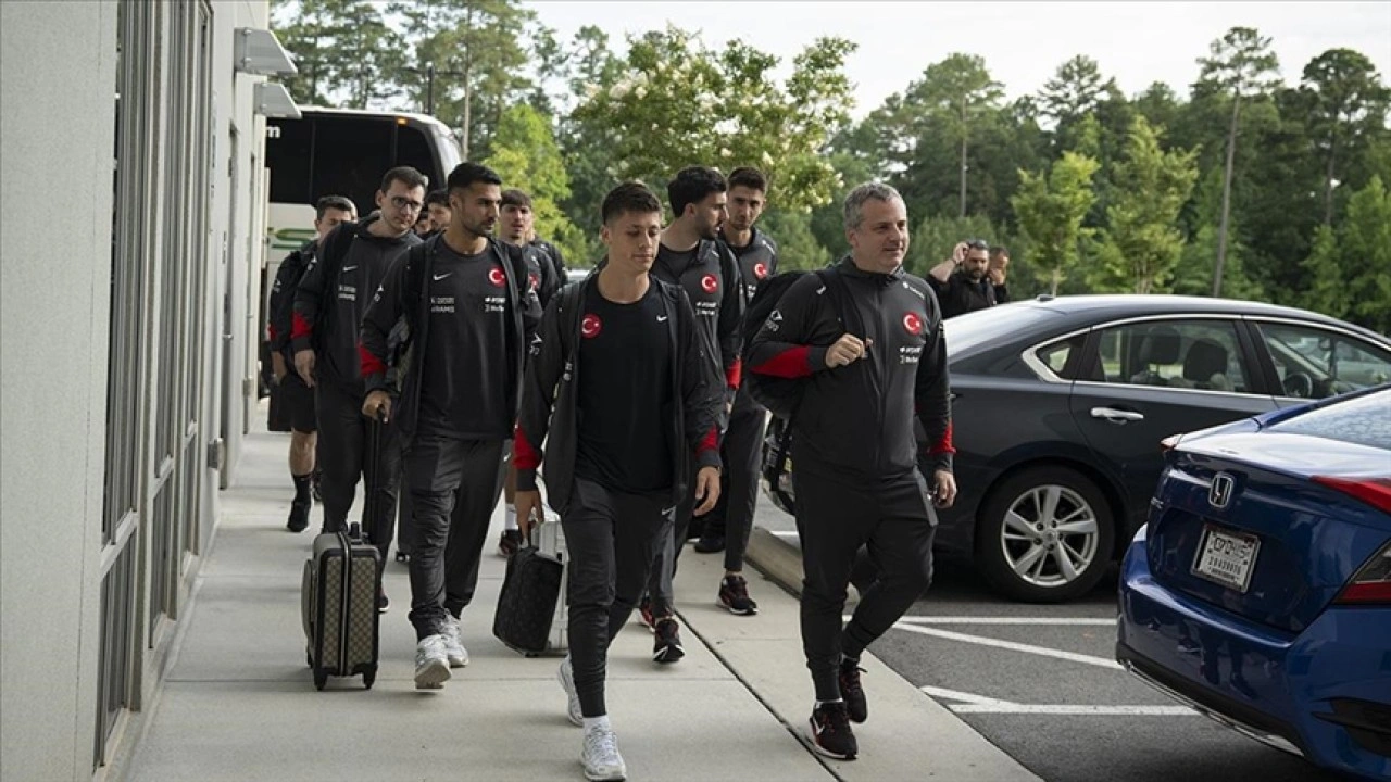 A Milli Futbol Takımı, Meksika hazırlık maçı için Kuzey Carolina'ya geldi