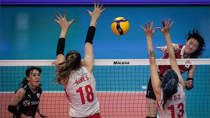 A Milli Kadın Voleybol Takımı Güney Kore'yi 3-1 mağlup etti