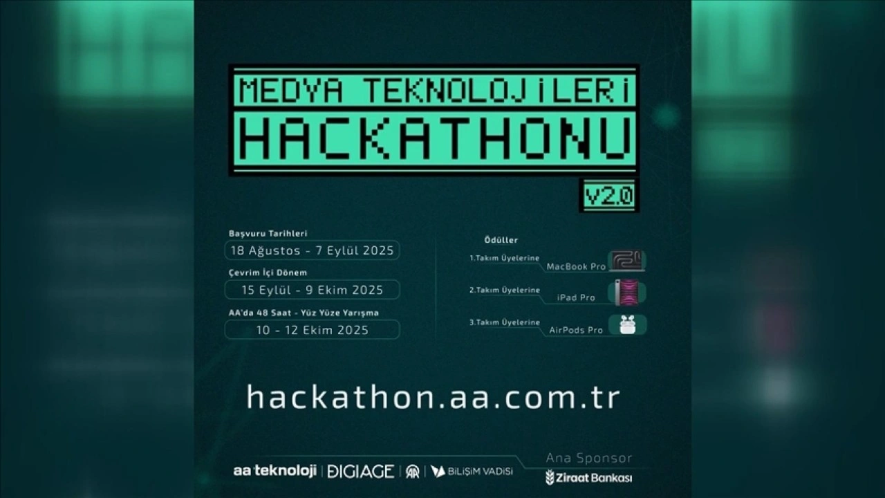 AA Medya Teknolojileri Hackathonu V2.0 başvuruları için son hafta