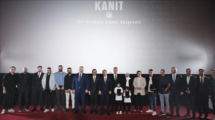 AA'nın "Kanıt" belgeselinin galası yapıldı