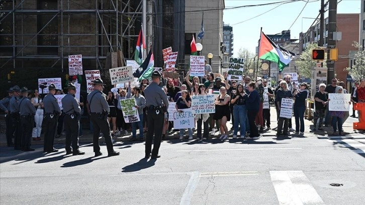 ABD Başkanı Biden, İsrail'e verdiği destek nedeniyle memleketinde protesto edildi