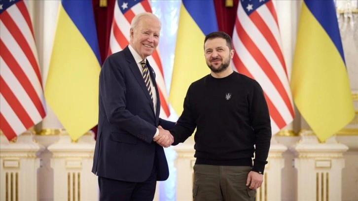 ABD Başkanı Biden, Kiev’de Zelenskiy ile görüştü