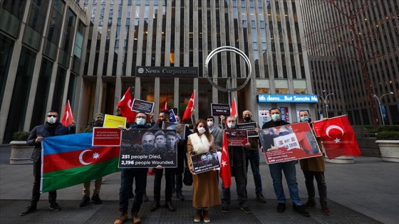 ABD'li Türklerden FETÖ'cü Enes Kanter için Wall Street Journal'a protesto